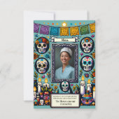 Carte de prière espagnole dia de los muertos (Devant)