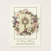 Carte de prière Eucharistie du Mémorial catholique (Devant)