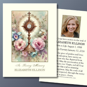 Carte de prière Eucharistie du Mémorial catholique