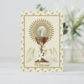 Carte de prière eucharistique (Debout devant)