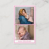 Carte de prière faire-part de naissance (Devant)