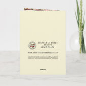 Carte de prière florale Sympathy Funeral (Dos)