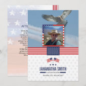 Carte de prière funéraire (Devant / Derrière)