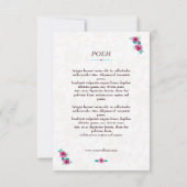 Carte de prière funéraire (Dos)