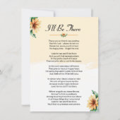 Carte de prière funéraire (Dos)