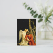 Carte de prière funéraire catholique (Debout devant)