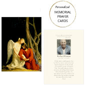 Carte de prière funéraire catholique