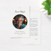 Carte de prière funéraire catholique pour l'or dis (Bureau)