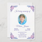 Carte de prière funéraire commémorative/carte de s (Devant)