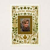 Carte de prière funéraire commémorative Claddagh o (Devant)