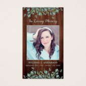 Carte de prière funéraire commémorative de Sympath (Devant)