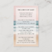 Carte de prière funéraire | Dans la mémoire aimant (Dos)