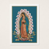 Carte de prière funéraire de la Vierge catholique  (Devant)