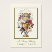 Carte de prière funéraire de Miséricorde Divine de (Devant)