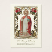 Carte de prière funéraire de Prague (Devant)