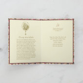 Carte de prière funéraire de sympathie catholique (Intérieur)