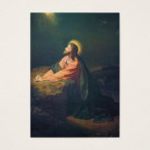 Carte de prière funéraire du Jardin Jésus de Geths (Devant)