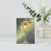 Carte de prière funéraire du Mémorial de Jésus cat (Debout devant)