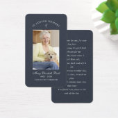 Carte de prière funéraire en mémoire d'amour (Bureau)