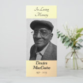 Carte de prière funéraire | Eternellement les vôtr (Debout devant)