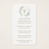 Carte de prière funéraire Eucalyptus Photo de verd (Dos)