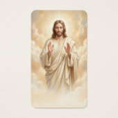 Carte de prière funéraire Jésus (Devant)