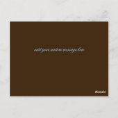 Carte de prière funéraire Modèle photo :: 2A (Dos)