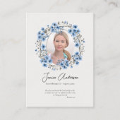 Carte de prière funéraire orthodoxe de la couronne (Devant)