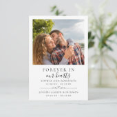 Carte de prière funéraire photo double mémorial (Debout devant)