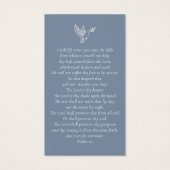 Carte de prière funéraire photo pour toujours dans (Dos)