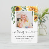 Carte de prière funéraire Sympathy Watercolor (Debout devant)