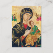 Carte de prière funéraire Theotokos (Vierge Marie) (Devant)