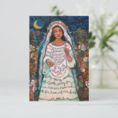 Carte de prière Hail Mary (Debout devant)