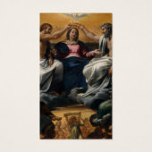 Carte de prière latine Salve Regina (Dos)