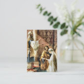 Carte de prière Mariage catholique (Debout devant)