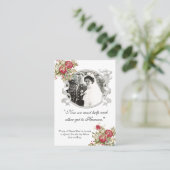 Carte de prière Mariage catholique Karl & Zita (Debout devant)