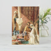 Carte de prière Mariage catholique | Superposition (Debout devant)