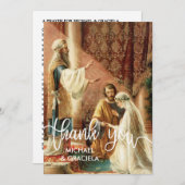 Carte de prière Mariage catholique | Superposition (Devant / Derrière)