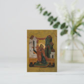 Carte de prière mariage Icône chrétienne orthodoxe (Debout devant)