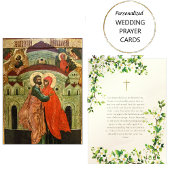 Carte de prière Mariage orthodoxe