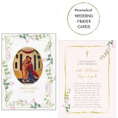 Carte de prière Mariage orthodoxe de Roses roses d