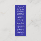 Carte de prière Mark du livre commémoratif (Dos)