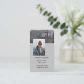 Carte de prière Memorial Dragonfly Dewdrops (Debout devant)