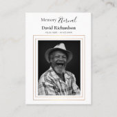 Carte de prière minimaliste orthodoxe (Devant)