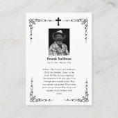 Carte de prière minimaliste orthodoxe (Dos)