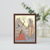 Carte de prière Noli Me Tangere (Debout devant)