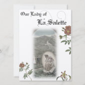 Carte de prière Notre-Dame de la Salette (Devant)