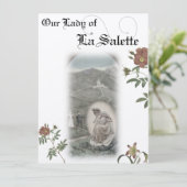 Carte de prière Notre-Dame de la Salette (Debout devant)