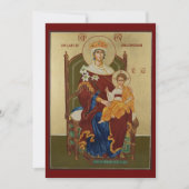 Carte de prière Notre-Dame de Walsingham (Devant)