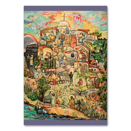 Carte de prière OEuvres de miséricorde (Par défaut)